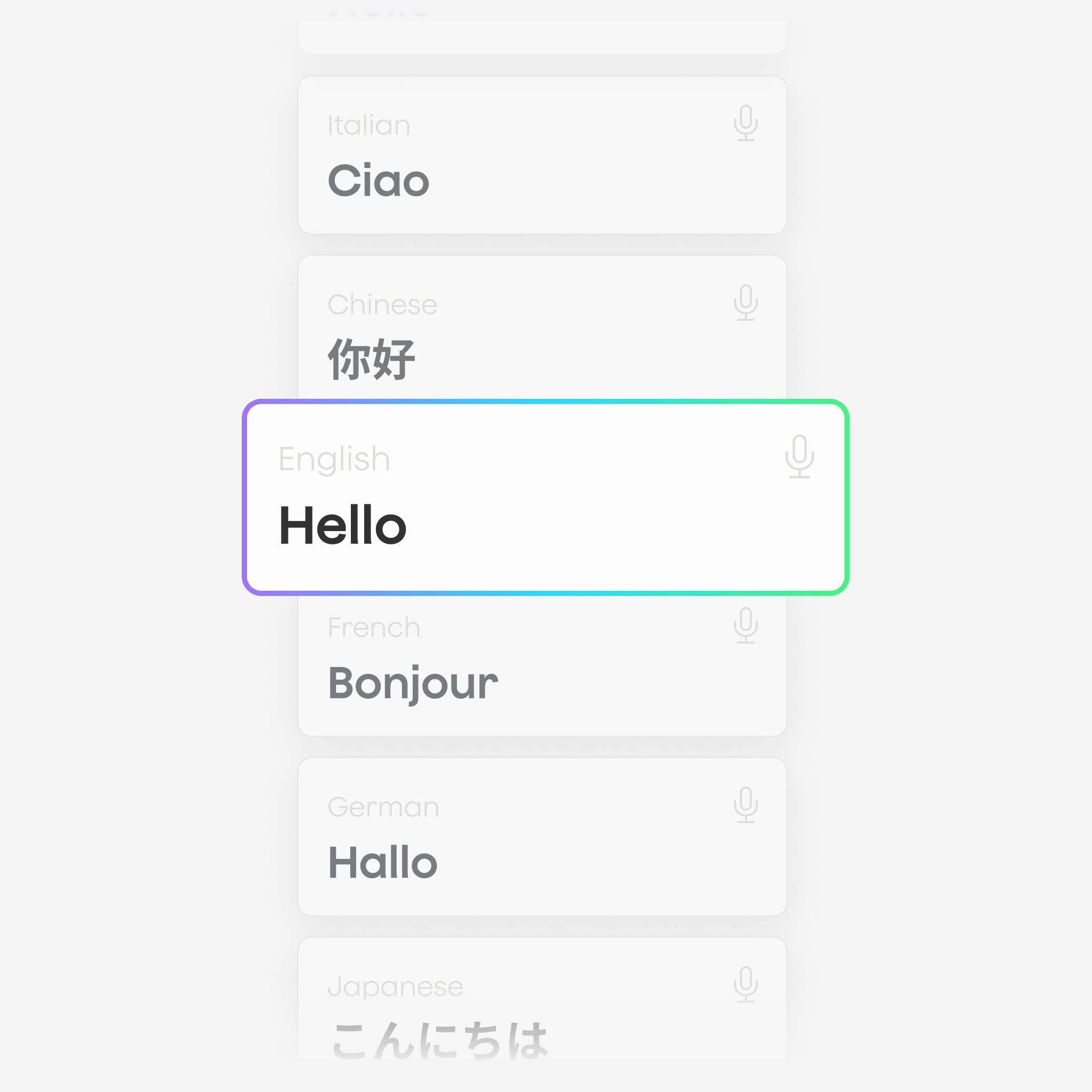 <span style="font-weight: h3;">Transcribe in 112 languages</span>