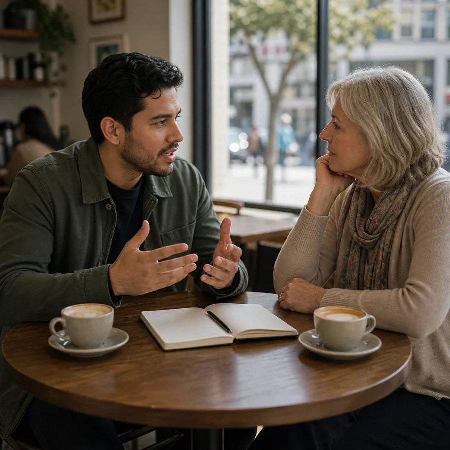 AI conversation recorder for in-person talks