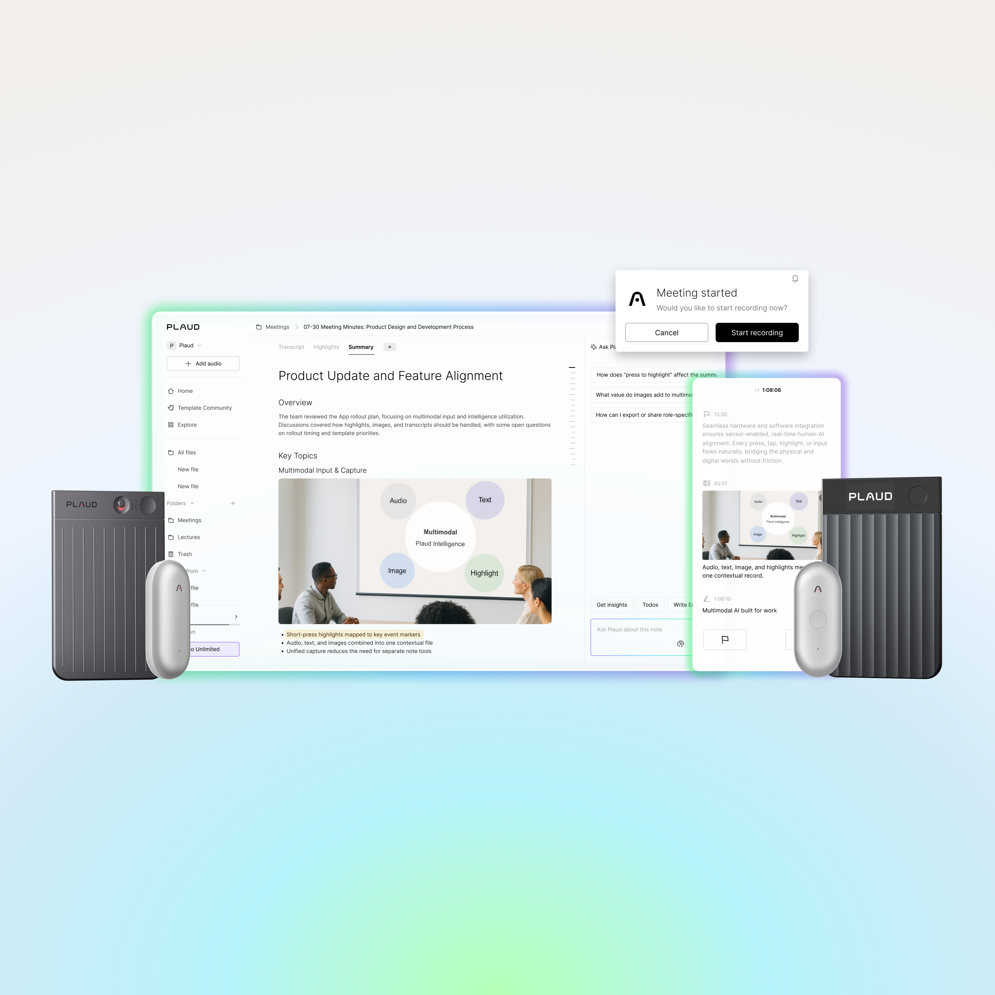 Plaud Unveils Plaud NotePin S and Plaud Desktop,  the Only Note-Taking Solution That Seamlessly Bridges In-Person and Online Conversations