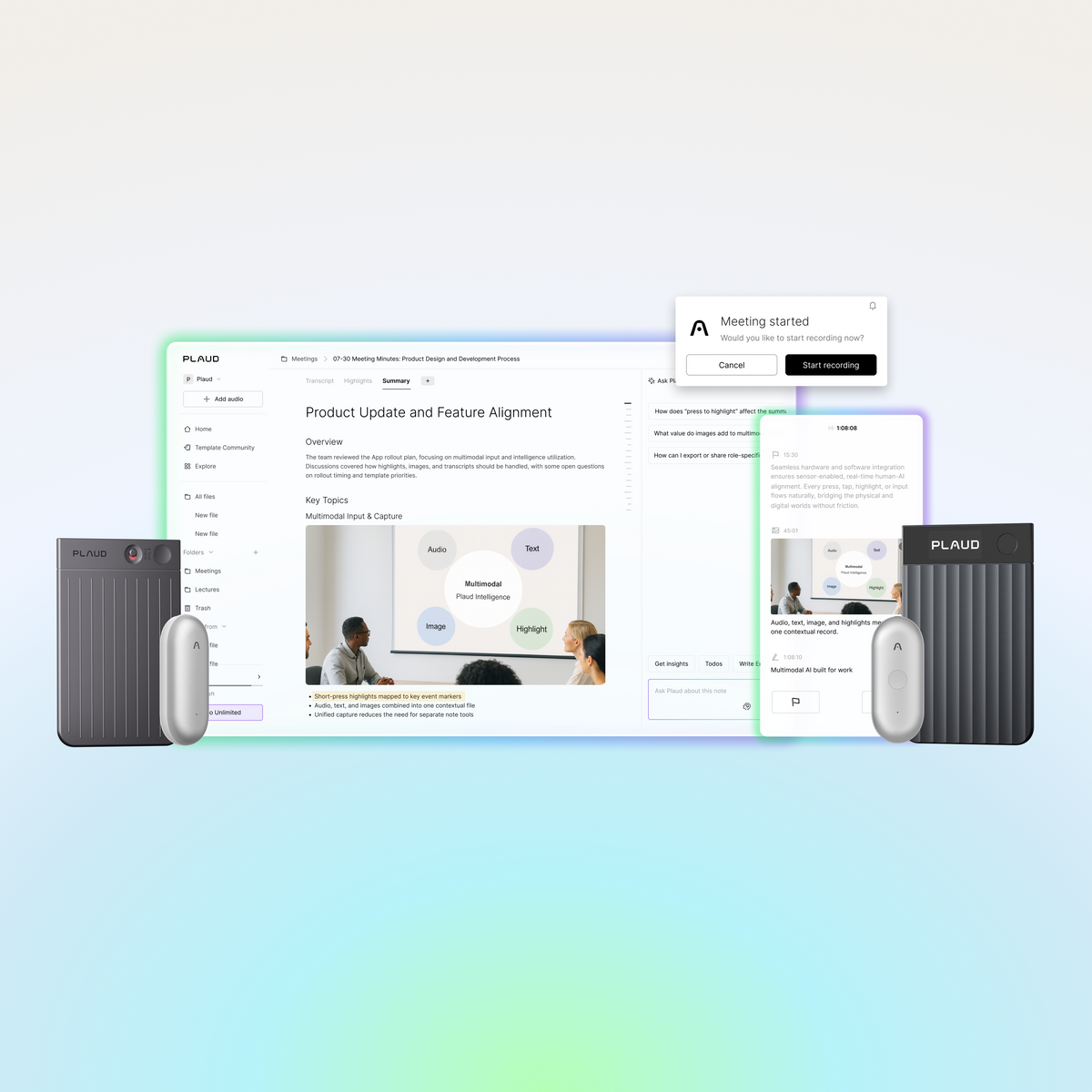 Plaud Unveils Plaud NotePin S and Plaud Desktop,  the Only Note-Taking Solution That Seamlessly Bridges In-Person and Online Conversations