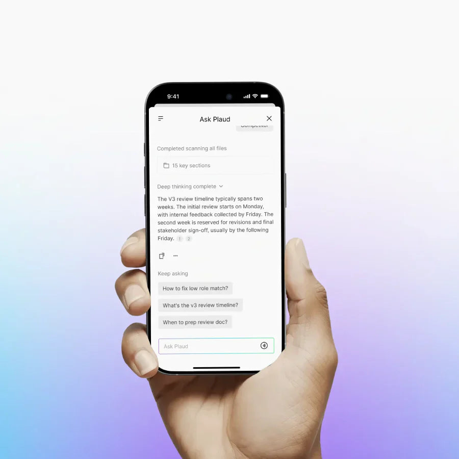 Your Plaud AI is getting better—Introducing Ask Plaud & AI Suggestion