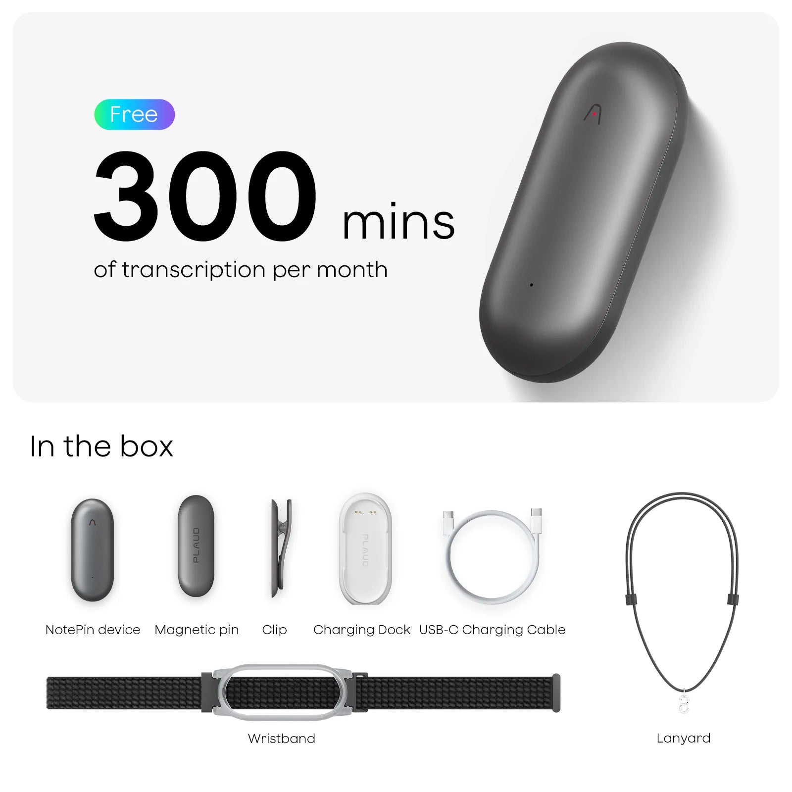 Plaud NotePin - Combo