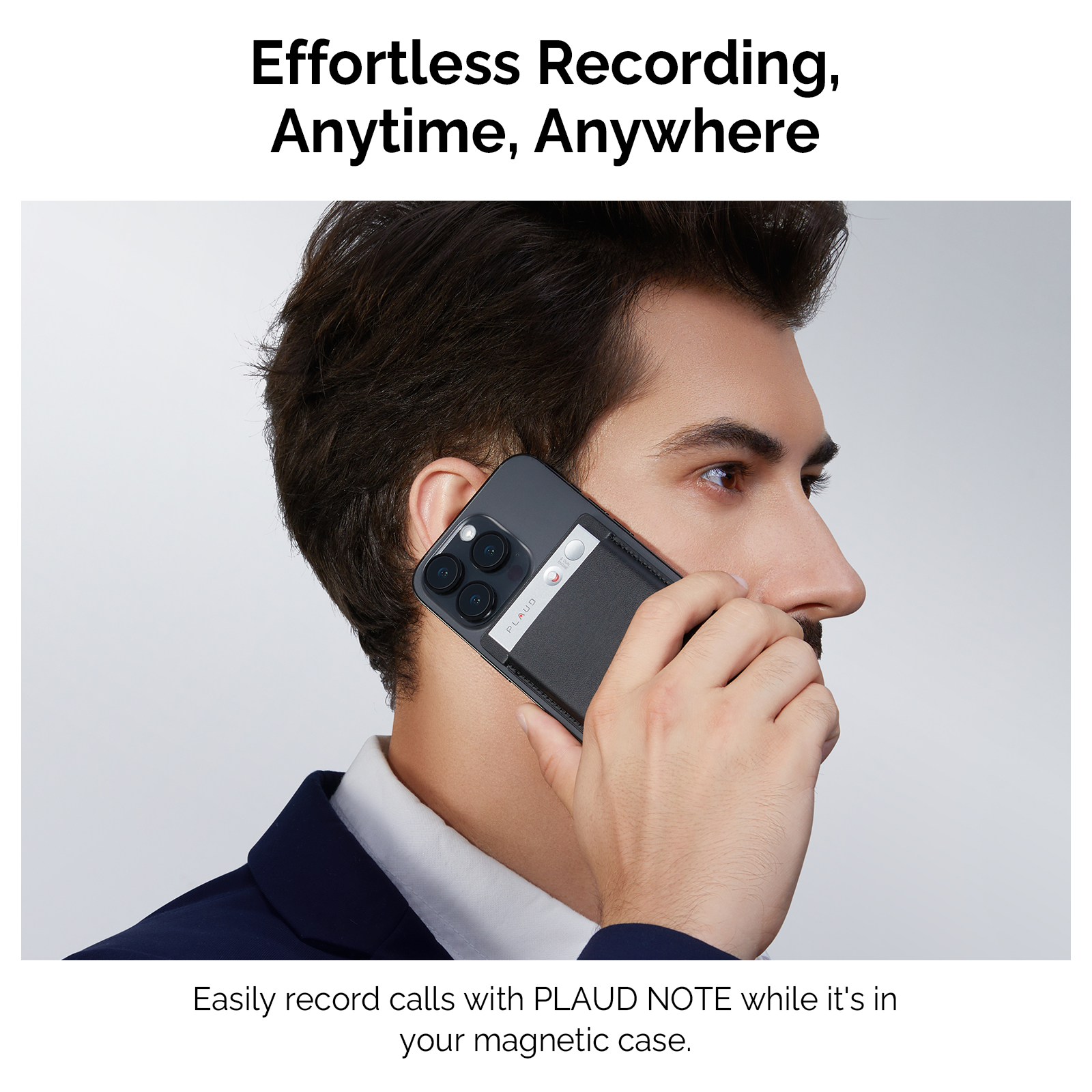 PLAUD NOTE Magnetic Case- Black